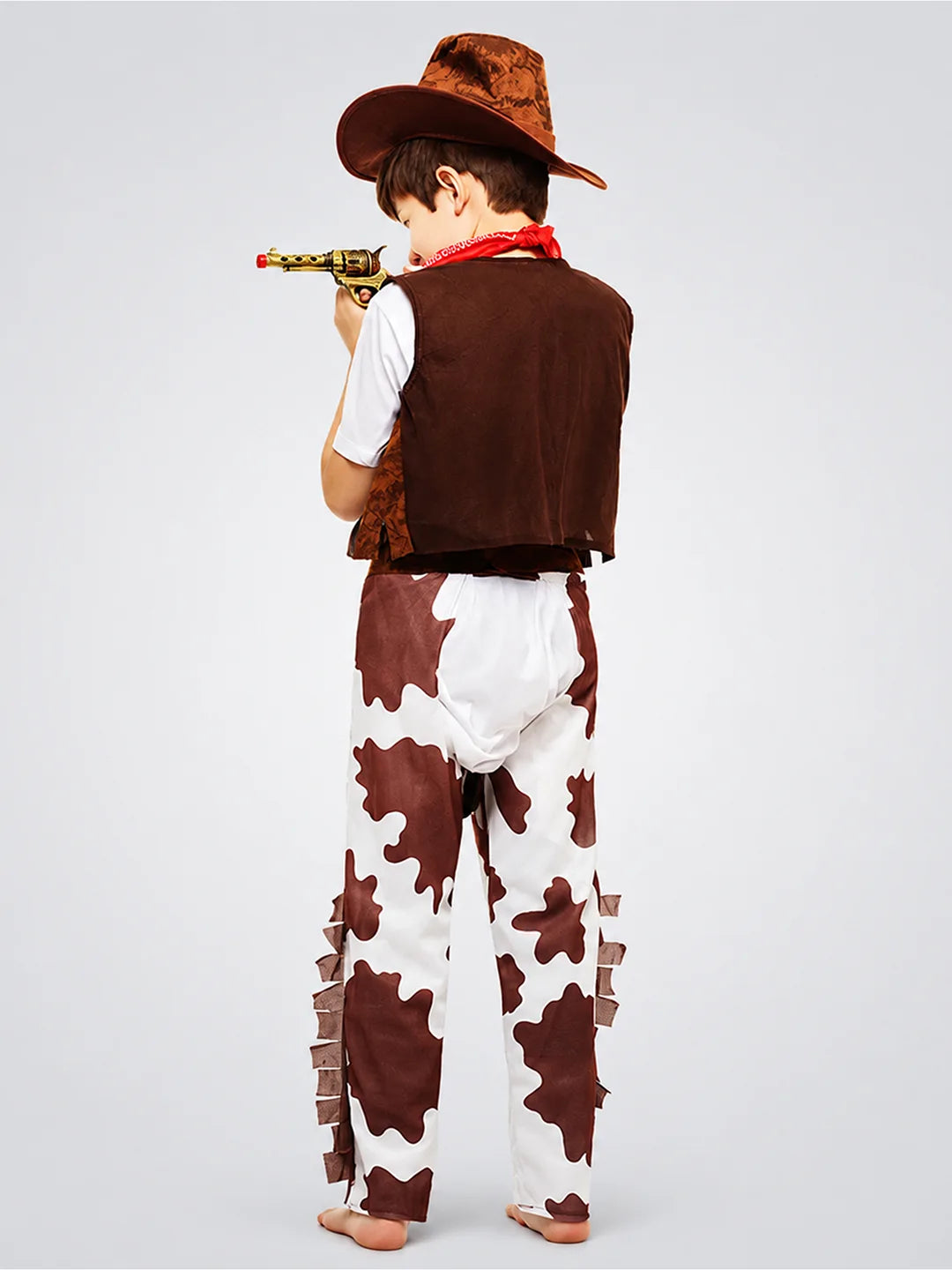Brown Patch Cowboy , Kids Halloween Costume Fancy Dress Up