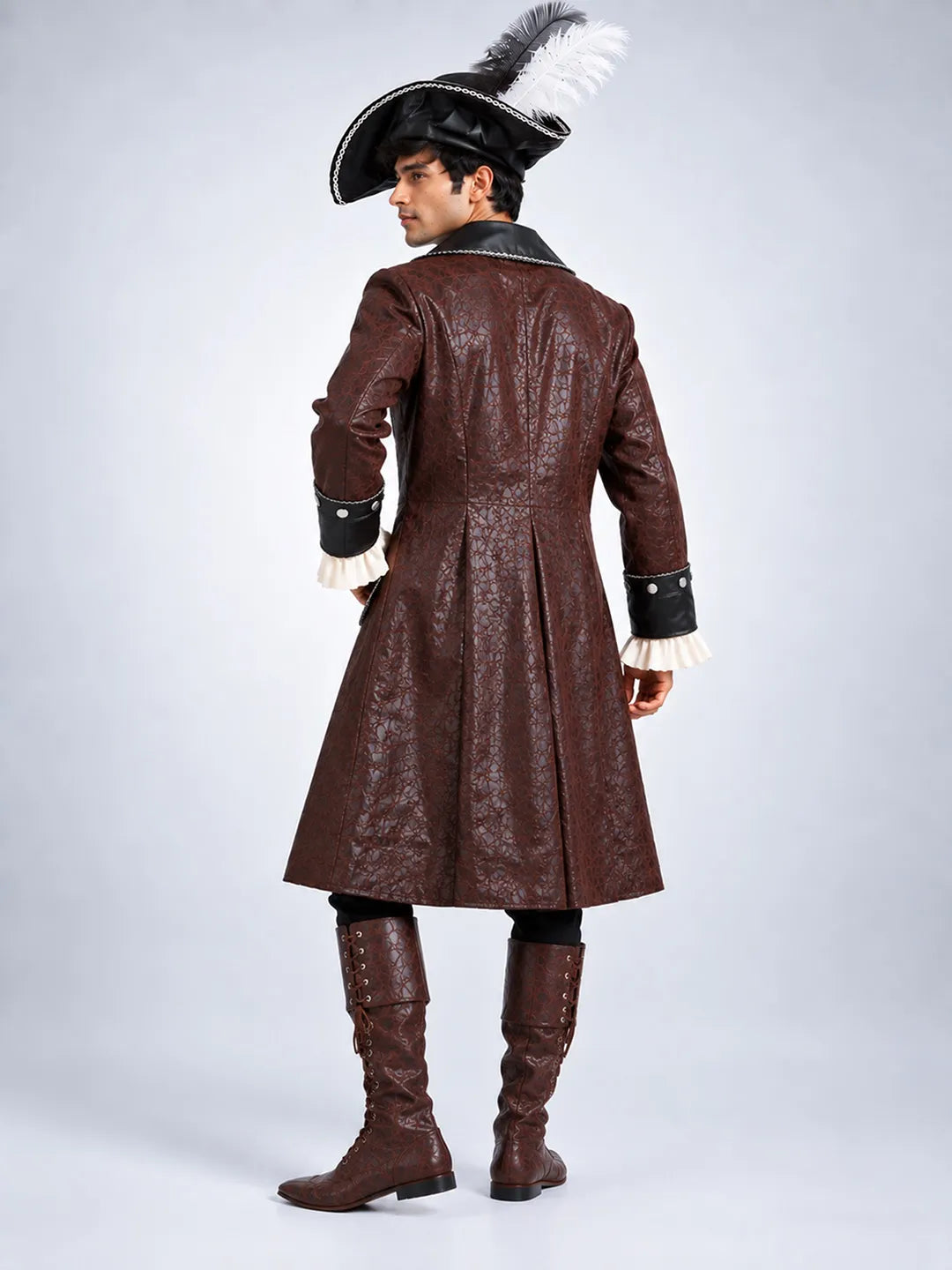 Classic Carribean Pirate, Adult Halloween Costume Fancy Dress Up