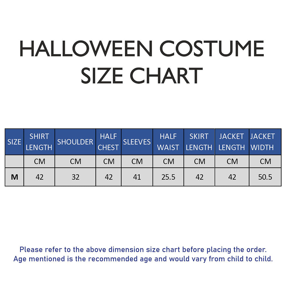 Checks Top & Skirt Pirate Adult Halloween Costume Fancy Dress Up