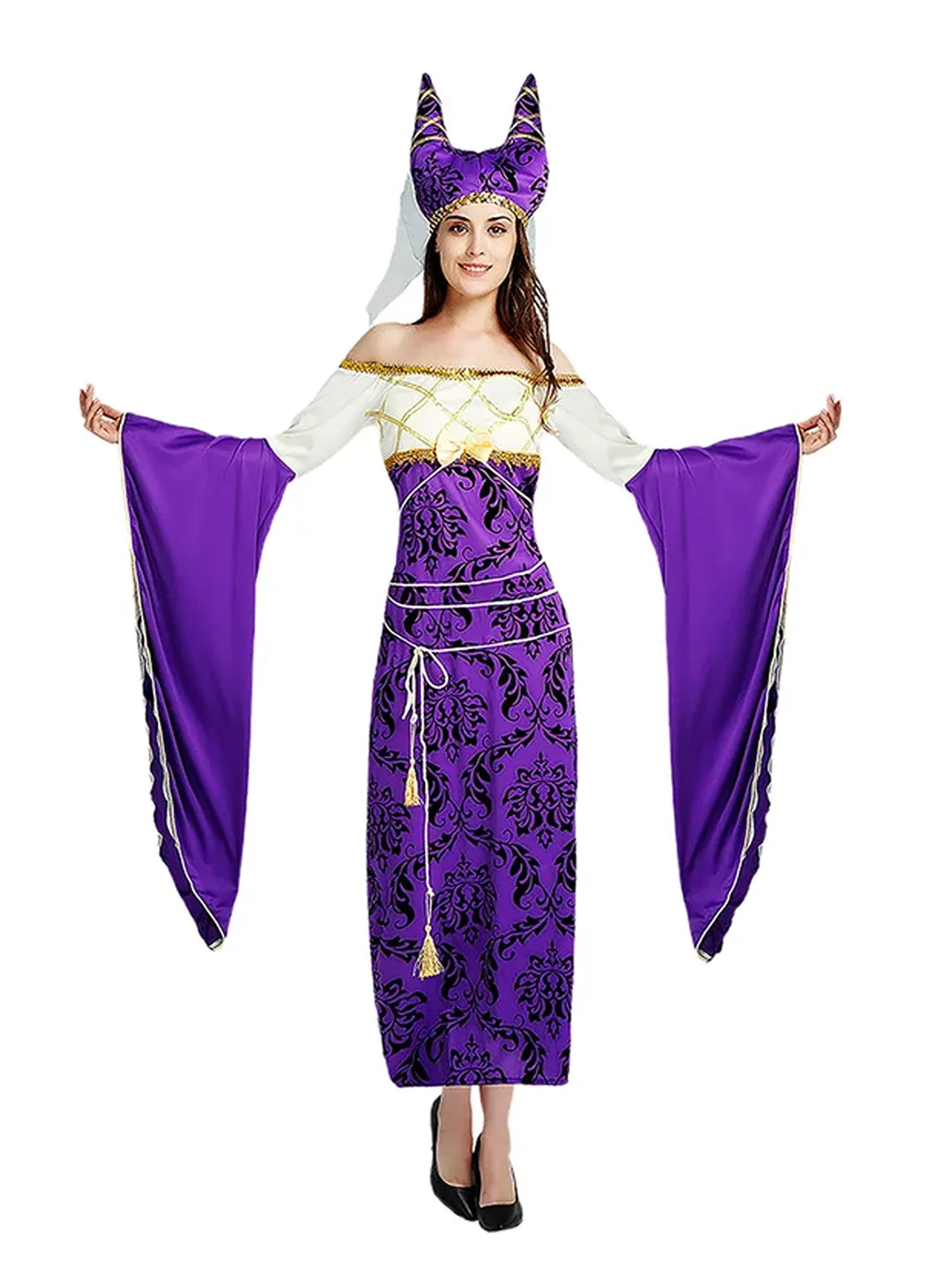 Egyptian Queen Cleopatra themed Adults Halloween Costume Dress Up