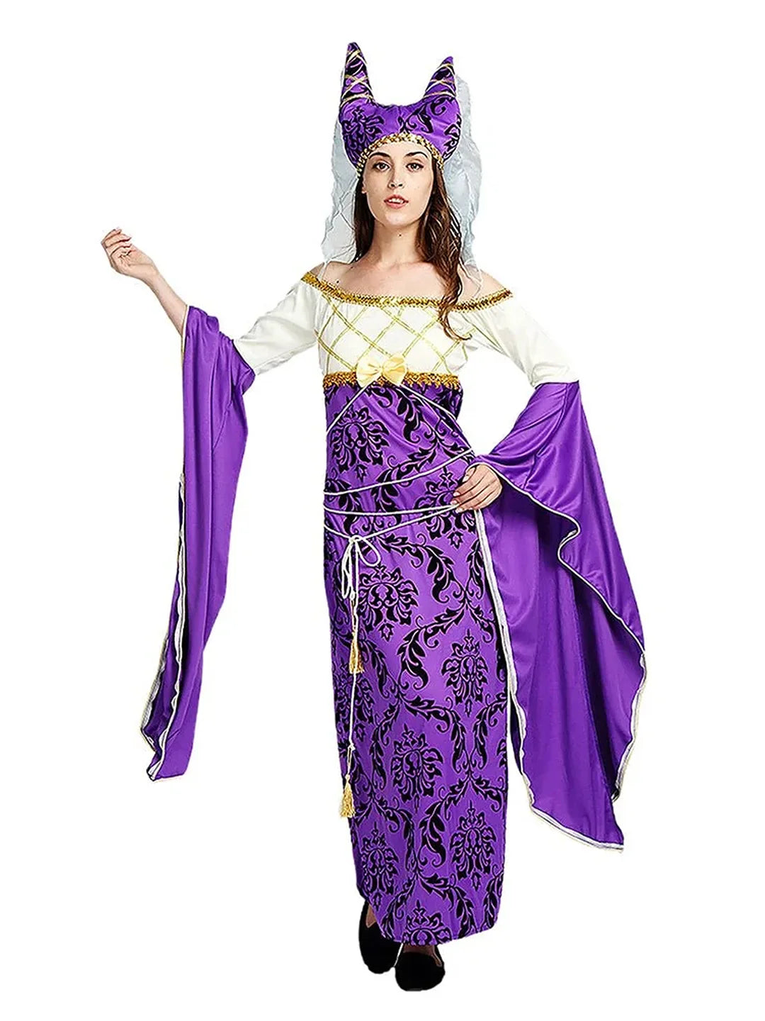 Egyptian Queen Cleopatra themed Adults Halloween Costume Dress Up