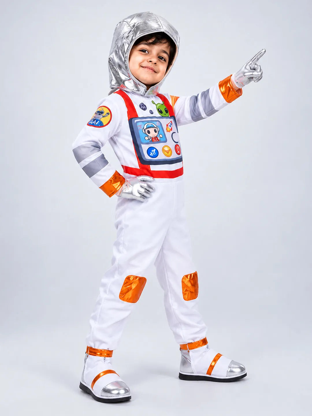 Colorful Space Explorer, Kids Halloween Costume Fancy Dress Up