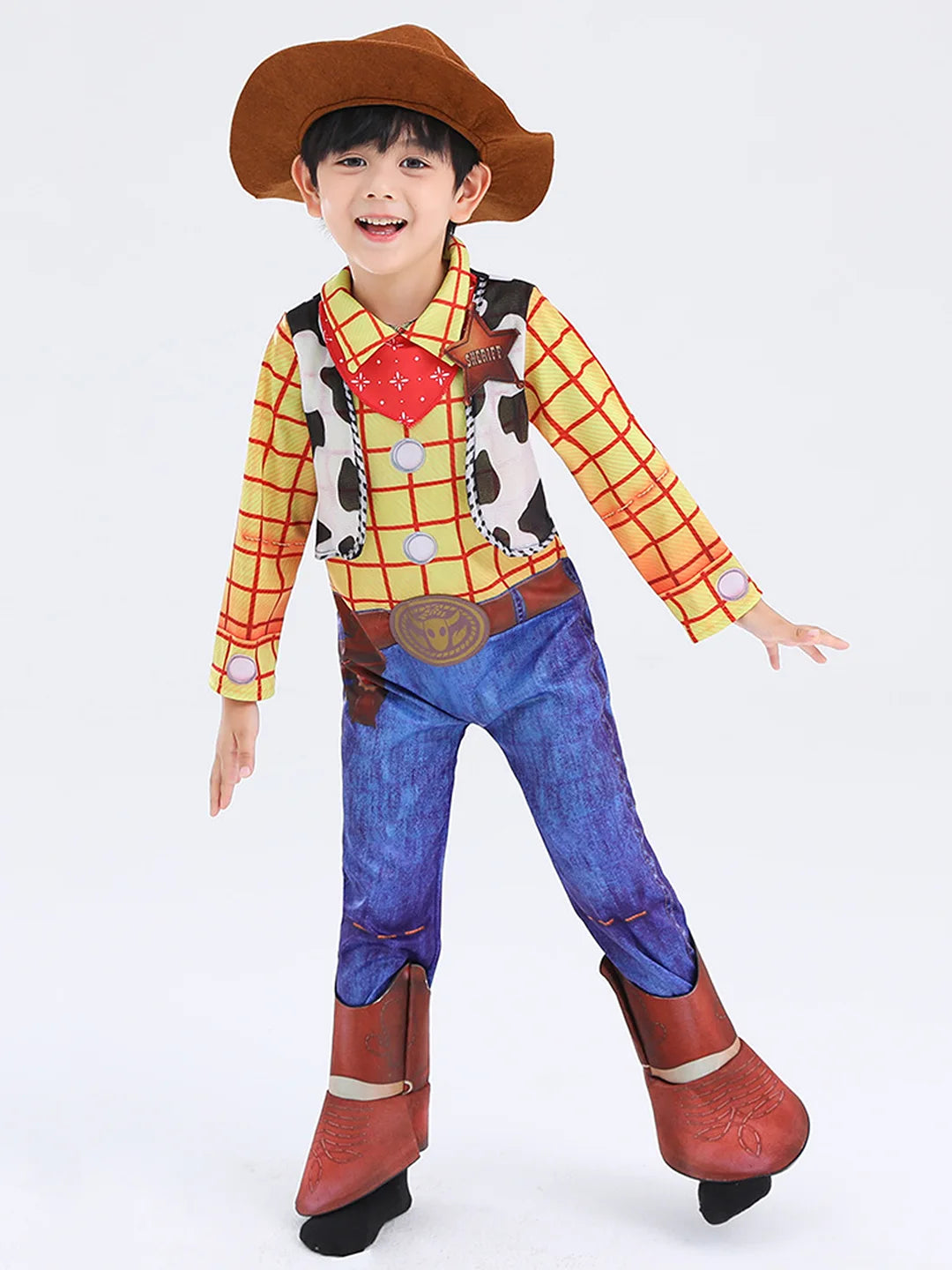 Sheriff Cowboy theme Kids Halloween Costume Fancy Dress Up