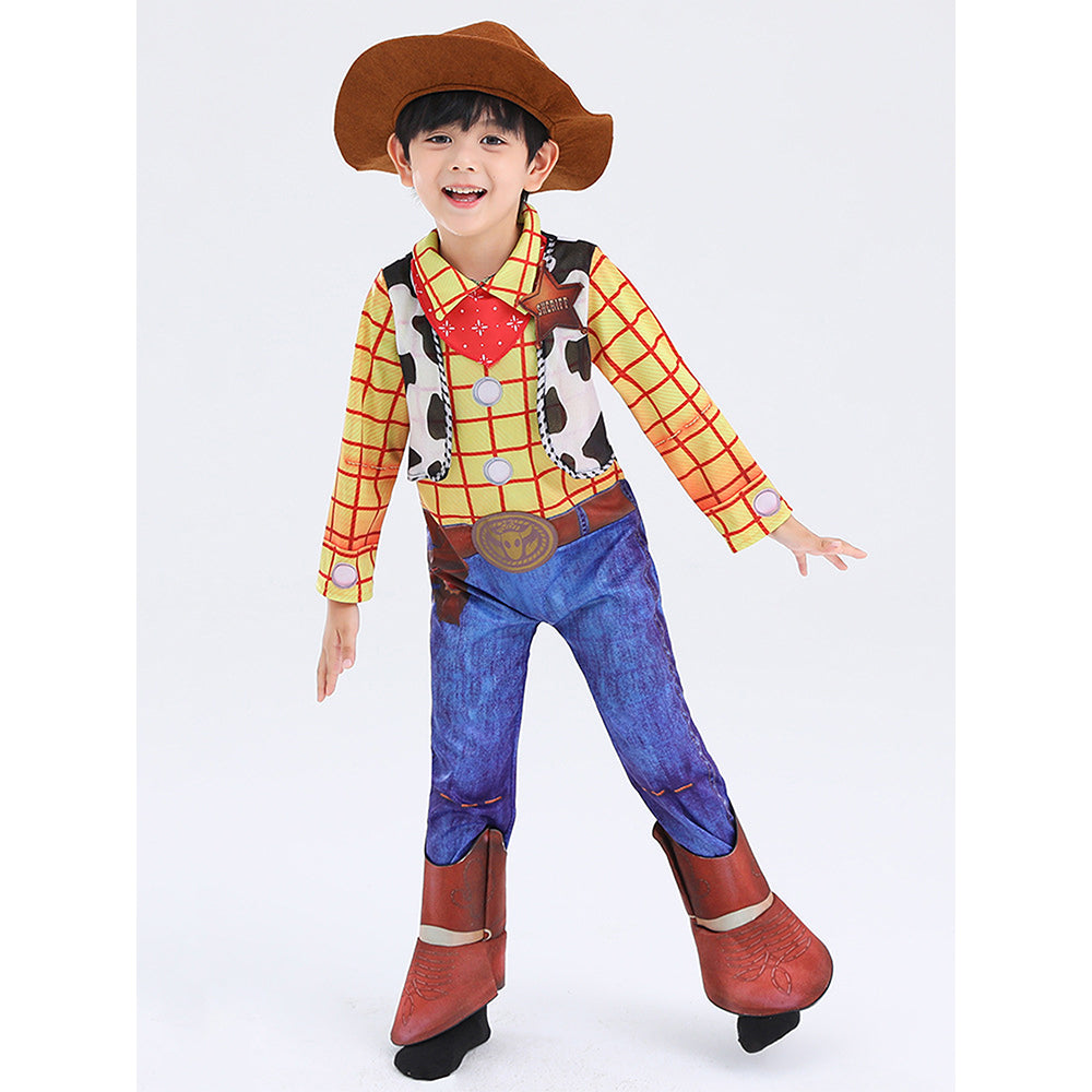 Sheriff Cowboy theme Kids Halloween Costume Fancy Dress Up