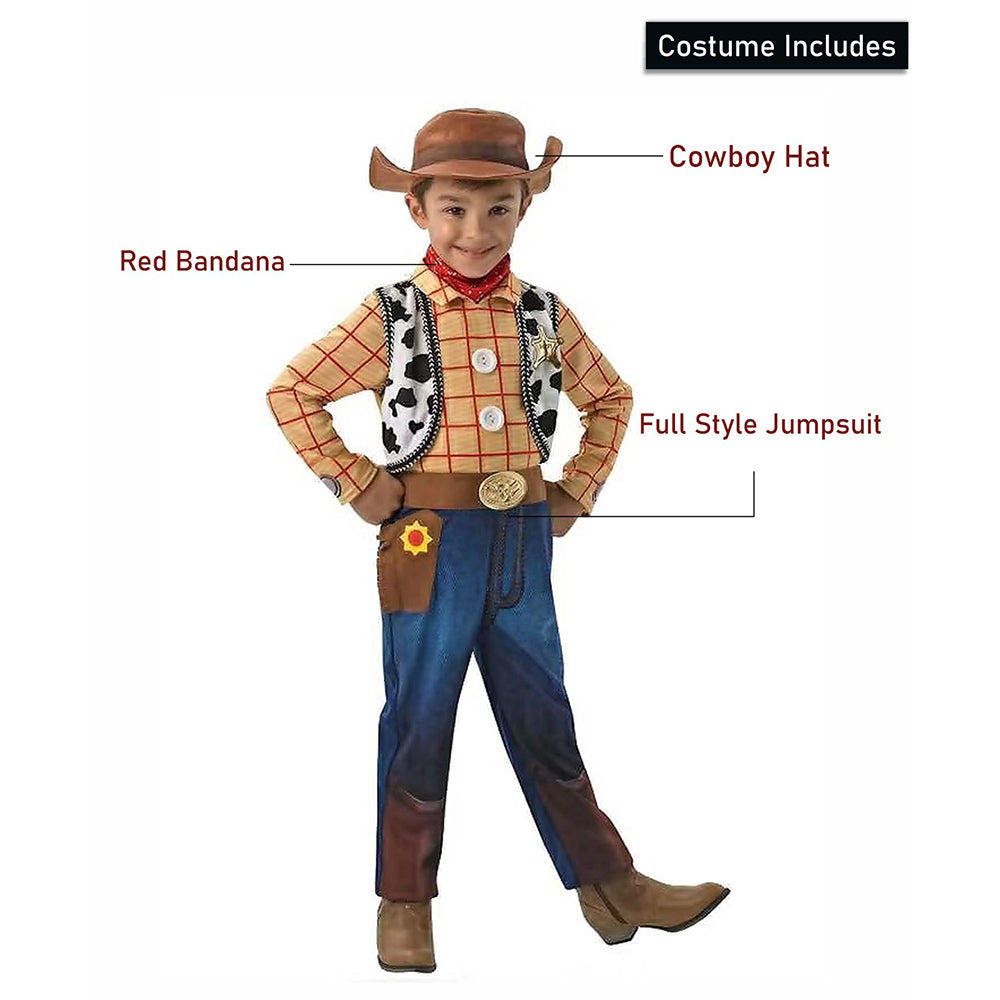 Cowboy theme Kids Halloween Costume Fancy Dress Up