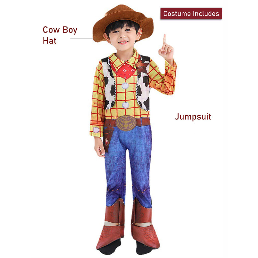 Sheriff Cowboy theme Kids Halloween Costume Fancy Dress Up