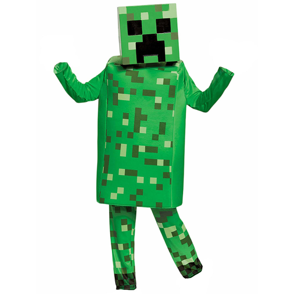Videogame Creeper , Kids Halloween Costume Fancy Dress Up