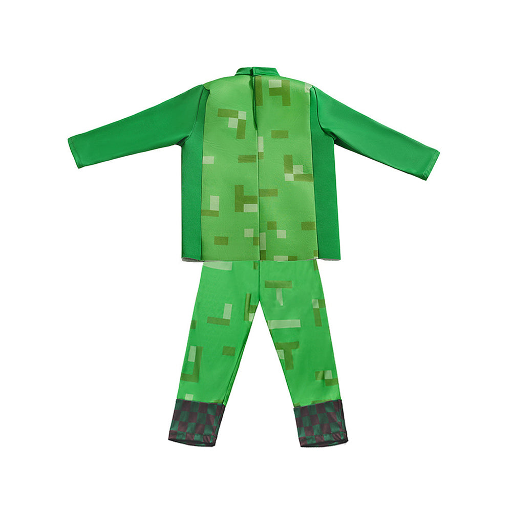 Videogame Creeper , Kids Halloween Costume Fancy Dress Up