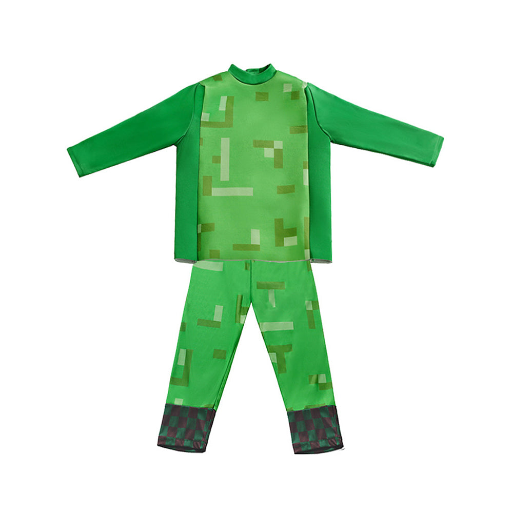 Videogame Creeper , Kids Halloween Costume Fancy Dress Up