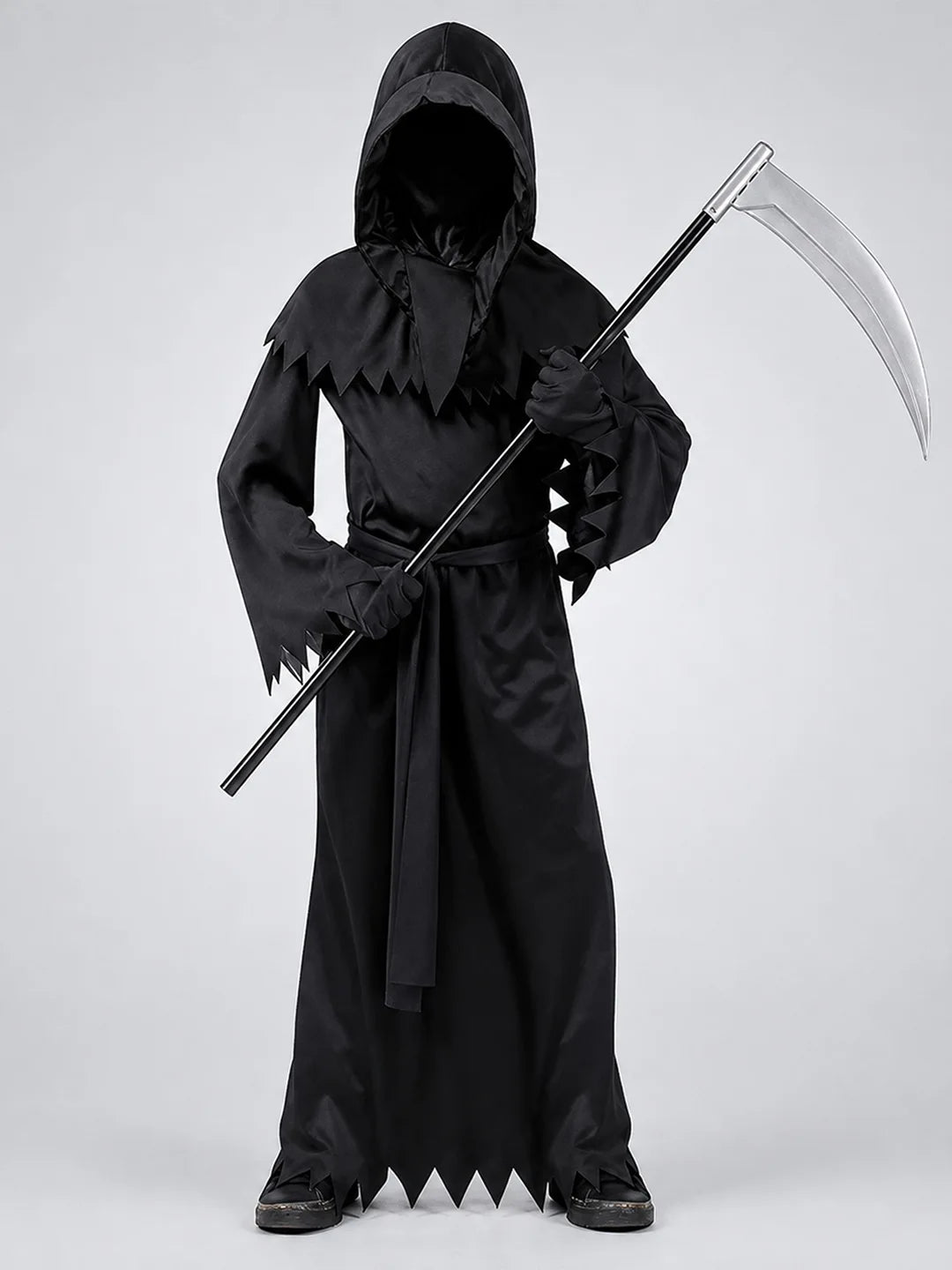 Deathman with Sickle Kids Unisex Halloween Costume