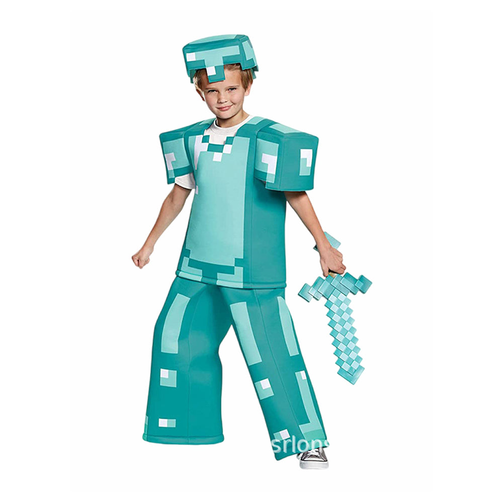 Videogame Diamond Warrior , Kids Halloween Costume Fancy Dress Up