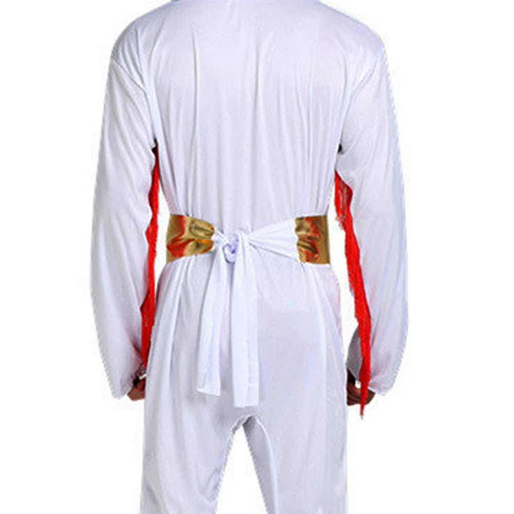 Disco King Rock n Roll singer Adults Halloween Costume Fancy Dress up