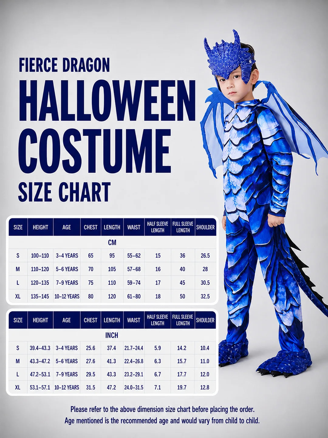 Fierce Dragon Kids Halloween Costume