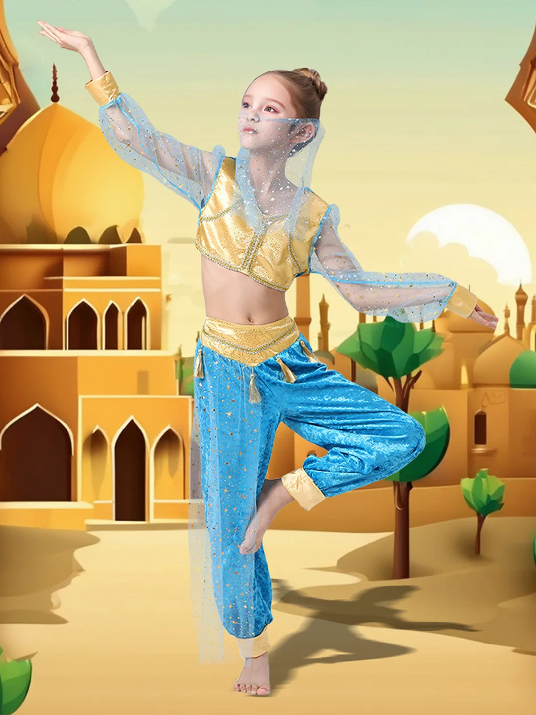 The Genie,Kids Halloween Costume Fancy Dress Up