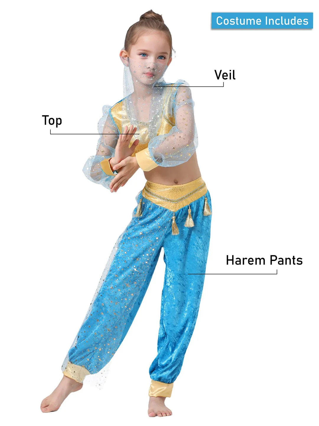 The Genie,Kids Halloween Costume Fancy Dress Up