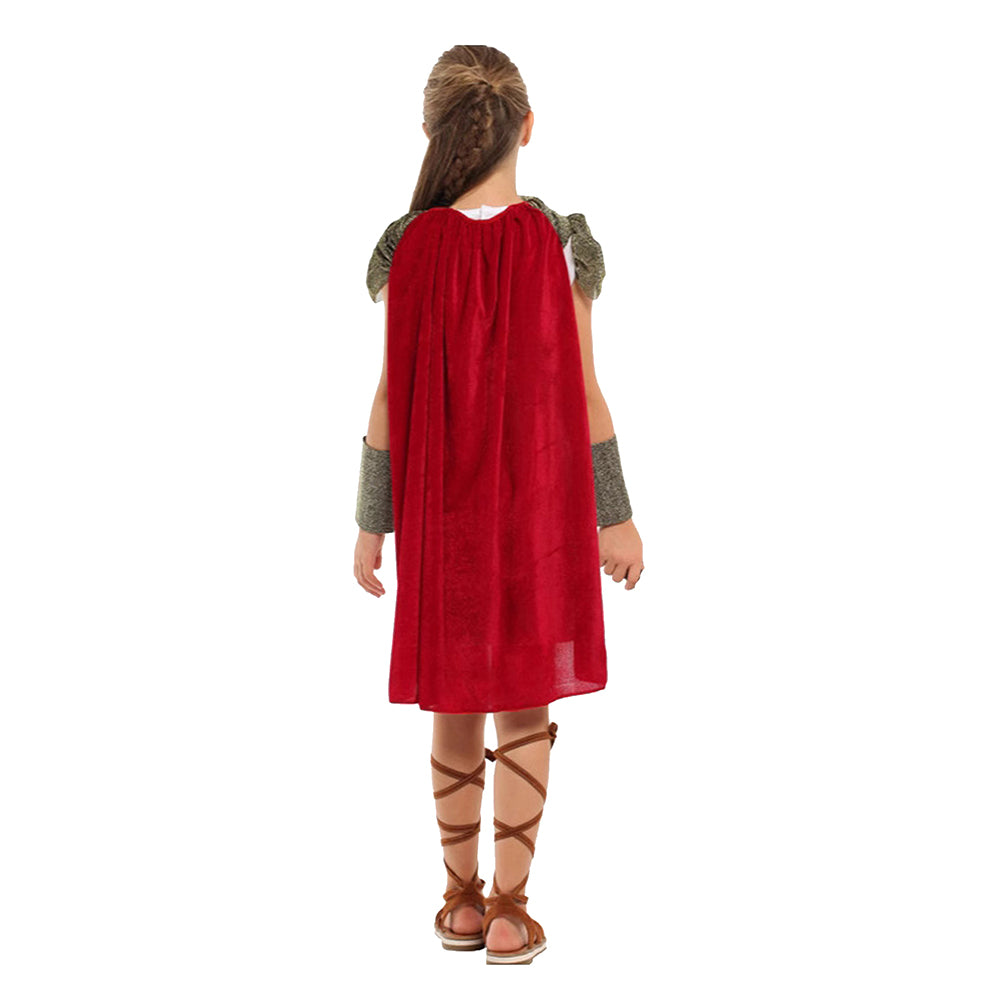 Gladiator Girl, Kids Halloween Costume Fancy Dress Up