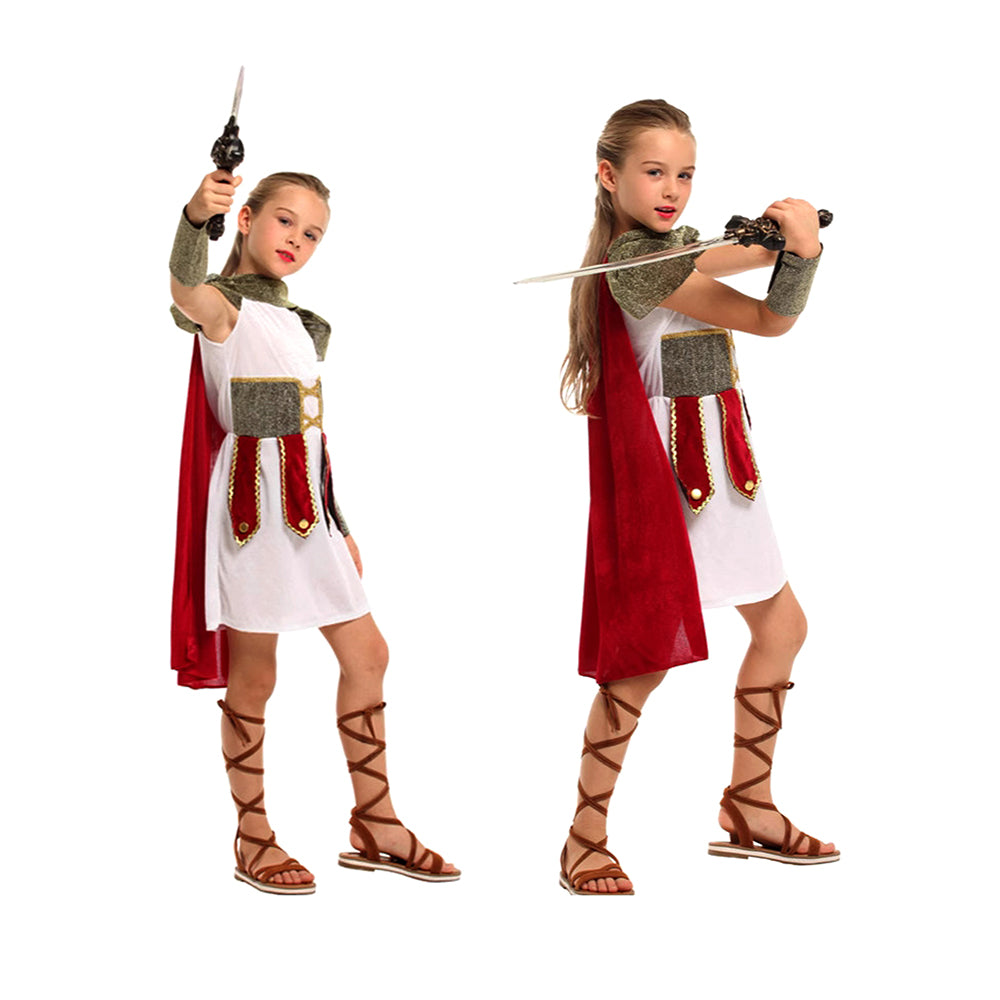 Gladiator Girl, Kids Halloween Costume Fancy Dress Up