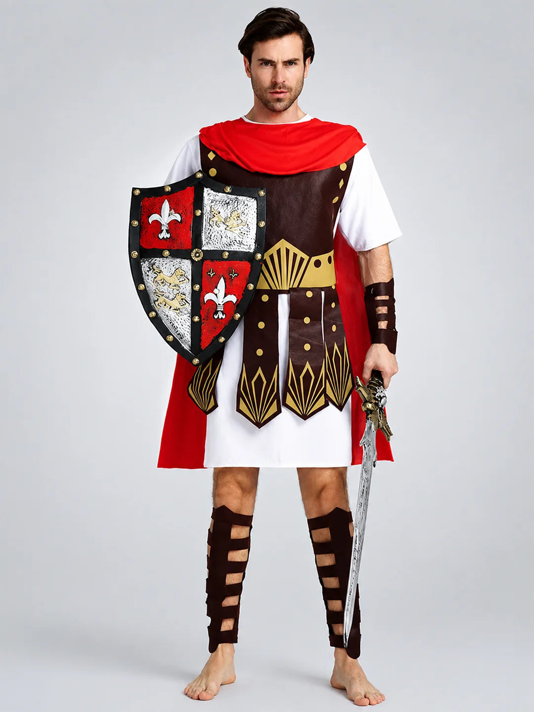 Gladiator theme , Adult Halloween Costume Fancy Dress Up