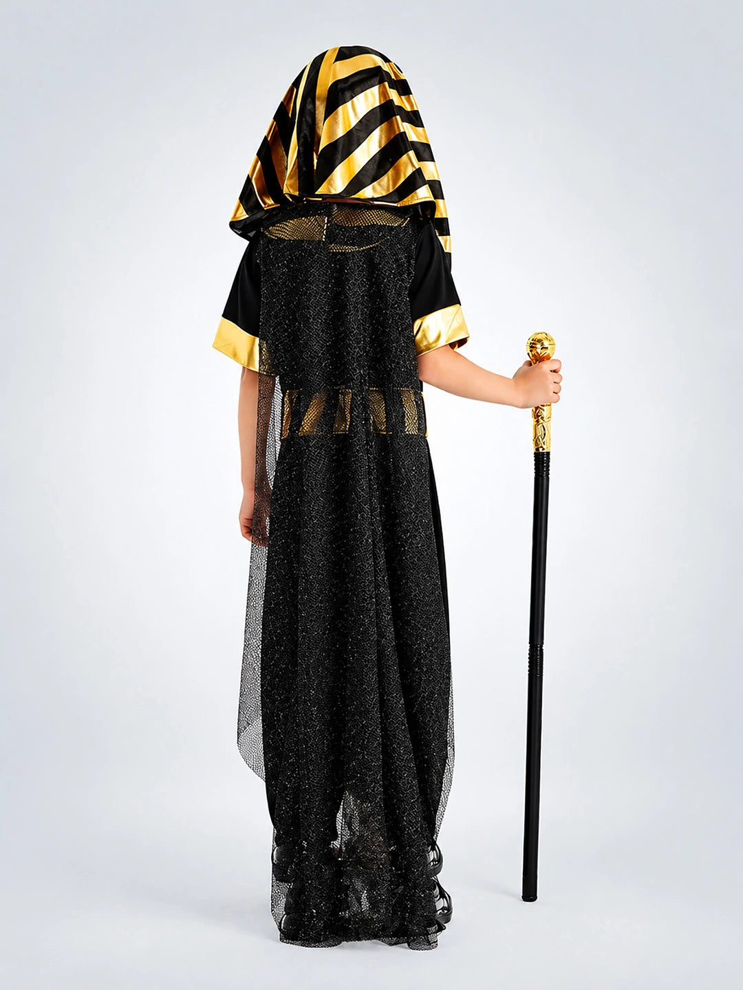 Black & Gold Egyptian Boy, Kids Halloween Costume Dress Up
