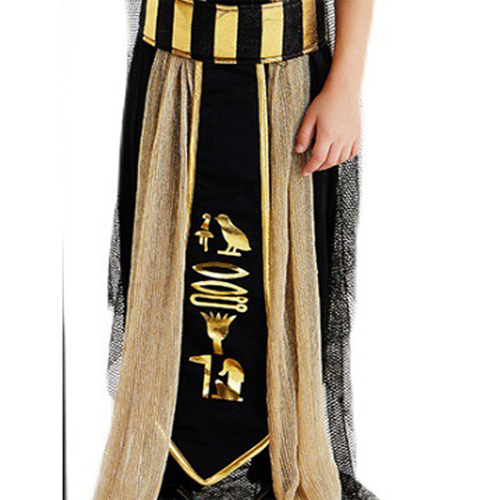 Black & Gold Egyptian Boy, Kids Halloween Costume Dress Up