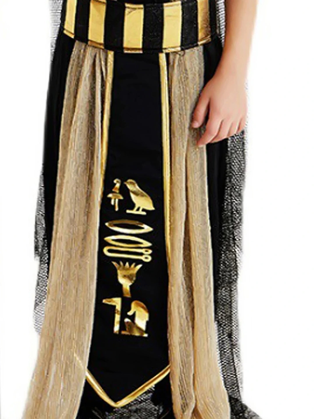 Black & Gold Egyptian Boy, Kids Halloween Costume Dress Up