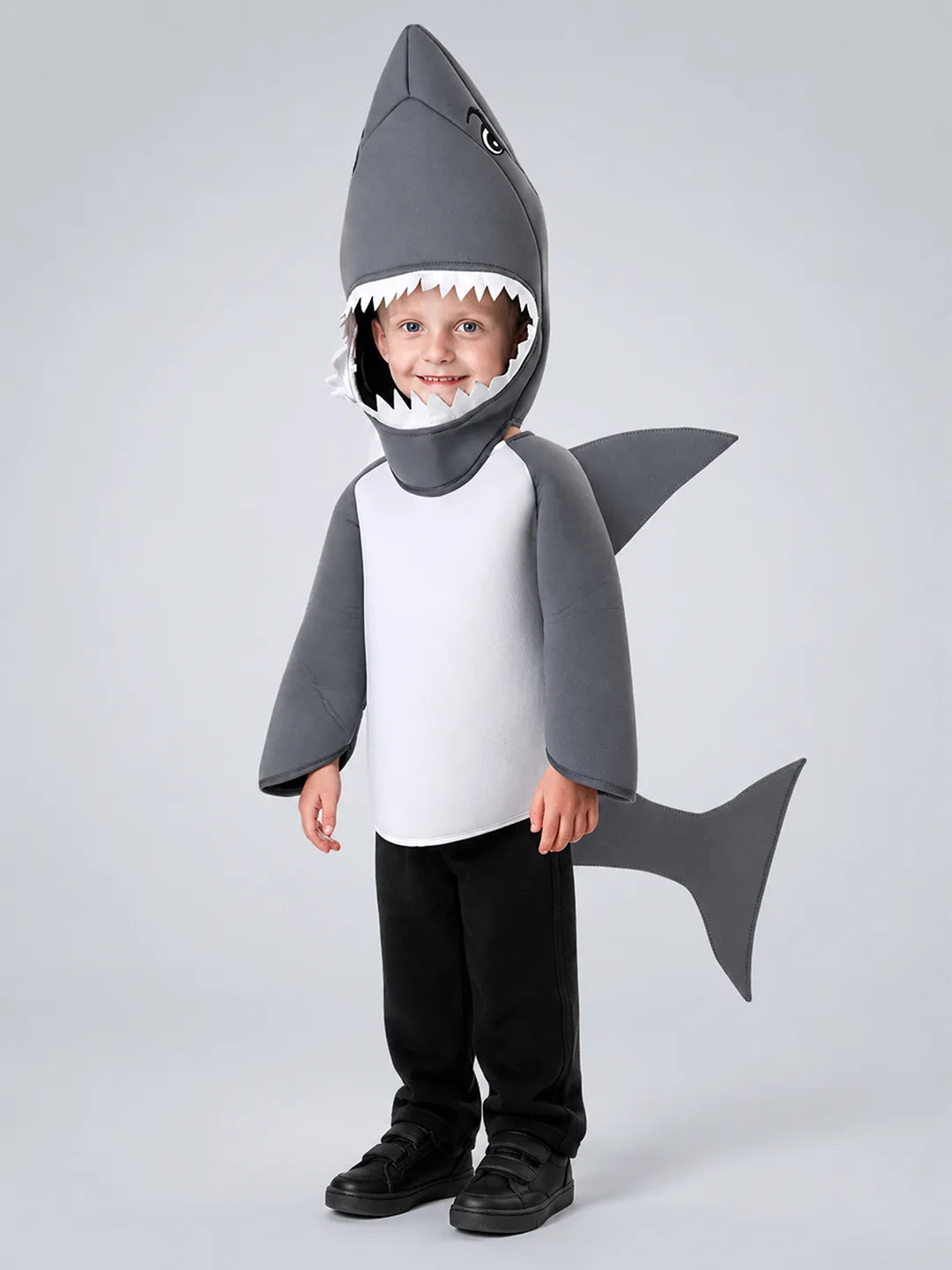 Grey Baby Shark , Kids Halloween Costume Fancy Dress Up