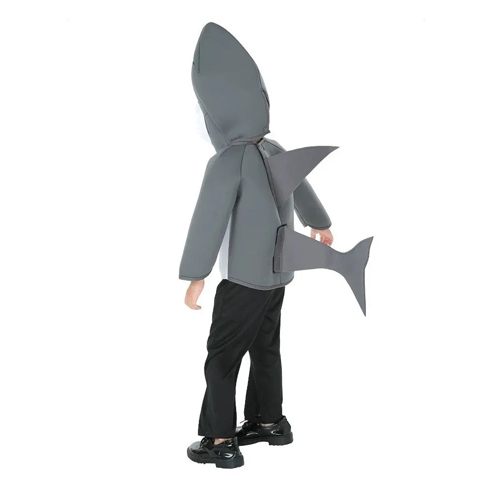 Grey Baby Shark , Kids Halloween Costume Fancy Dress Up