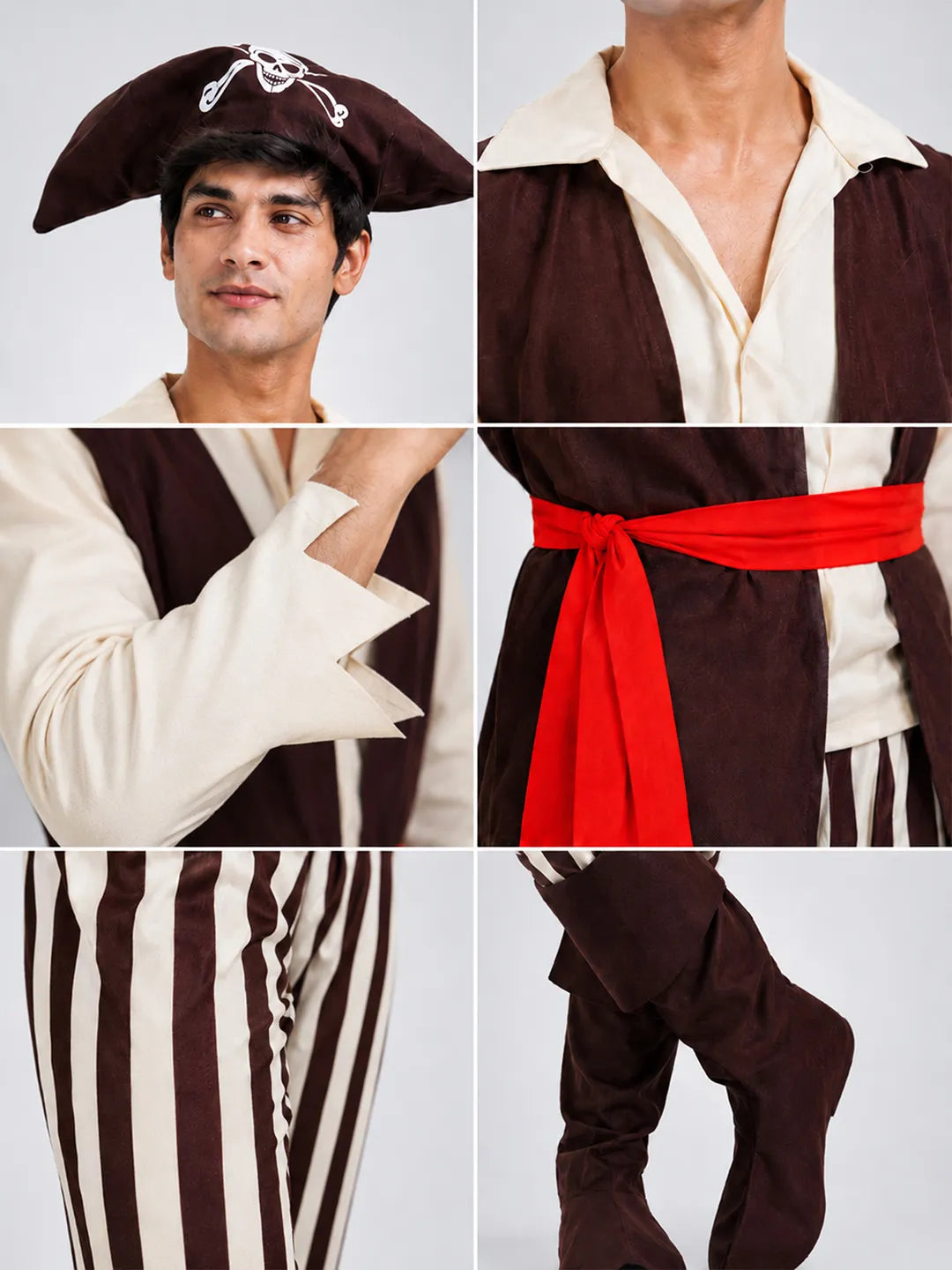 High Seas Pirate Adult Halloween Costume Fancy Dress Up