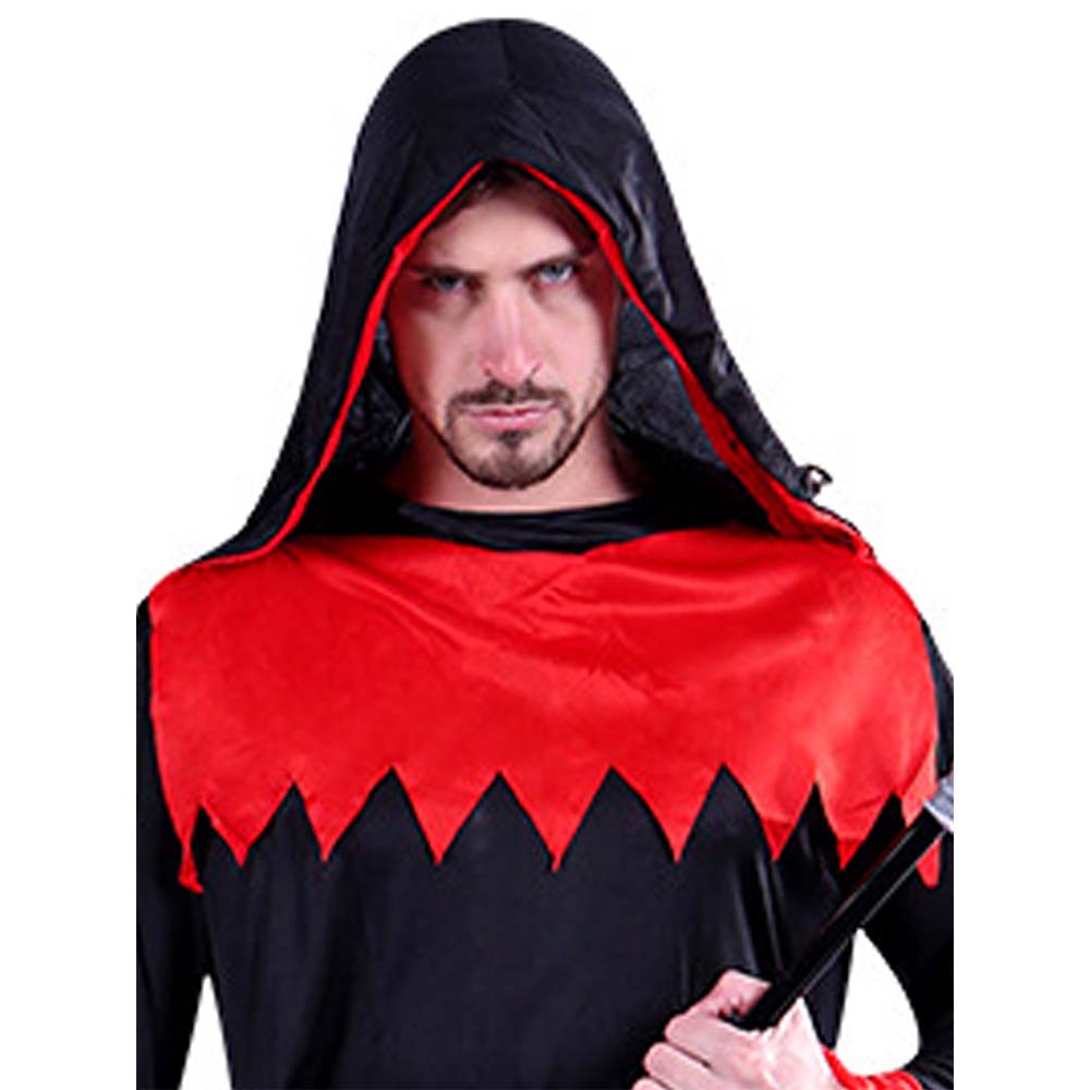 Spooky Hoody Deathman Halloween Costume Fancy Dress Up