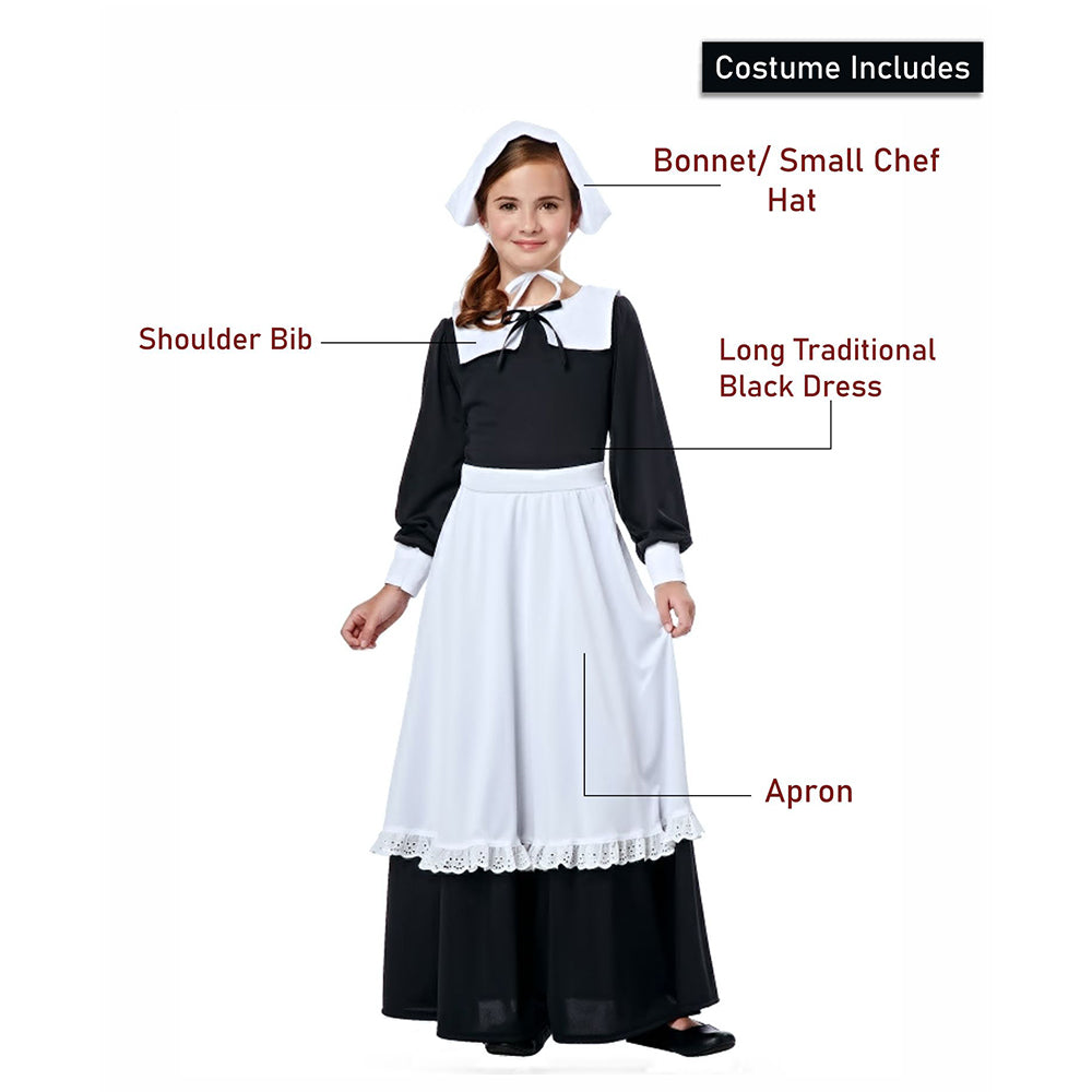 The Royal Housekeeper, Kids Halloween Costume Fancy Dress Up