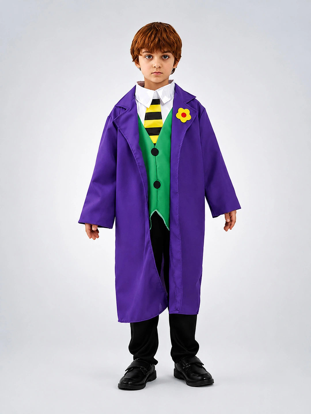 The Superhero Joker Theme Kids Halloween Costume