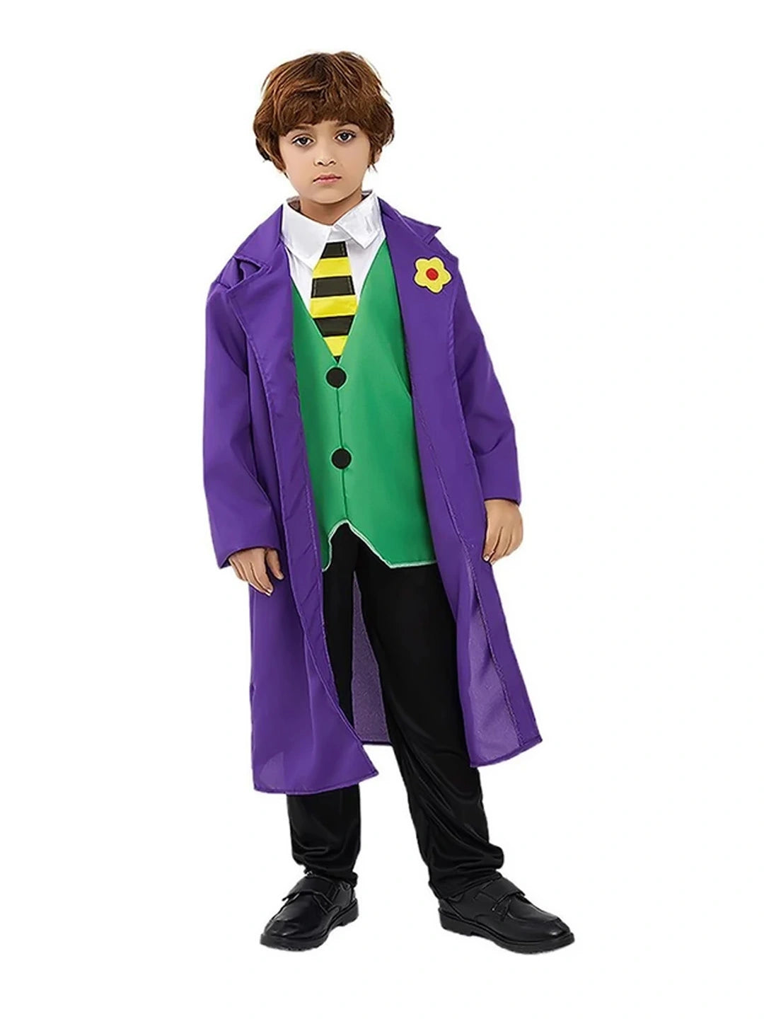 The Superhero Joker Theme Kids Halloween Costume
