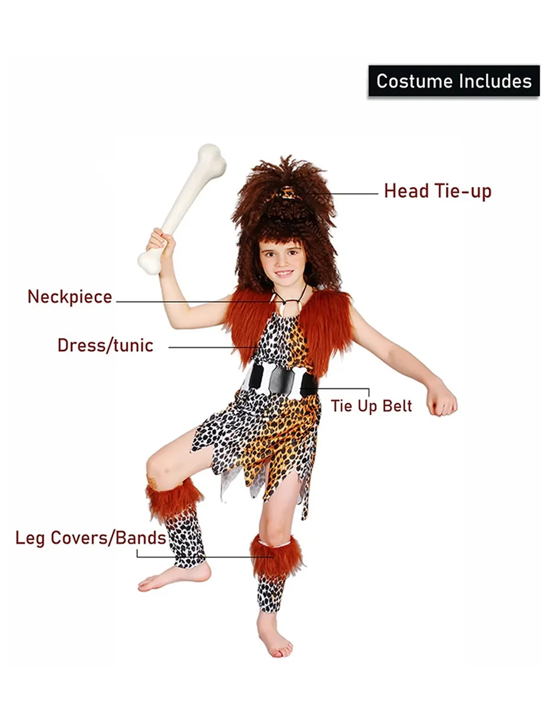 Old Age Jungle Boy, Halloween Costume Fancy Dress Up