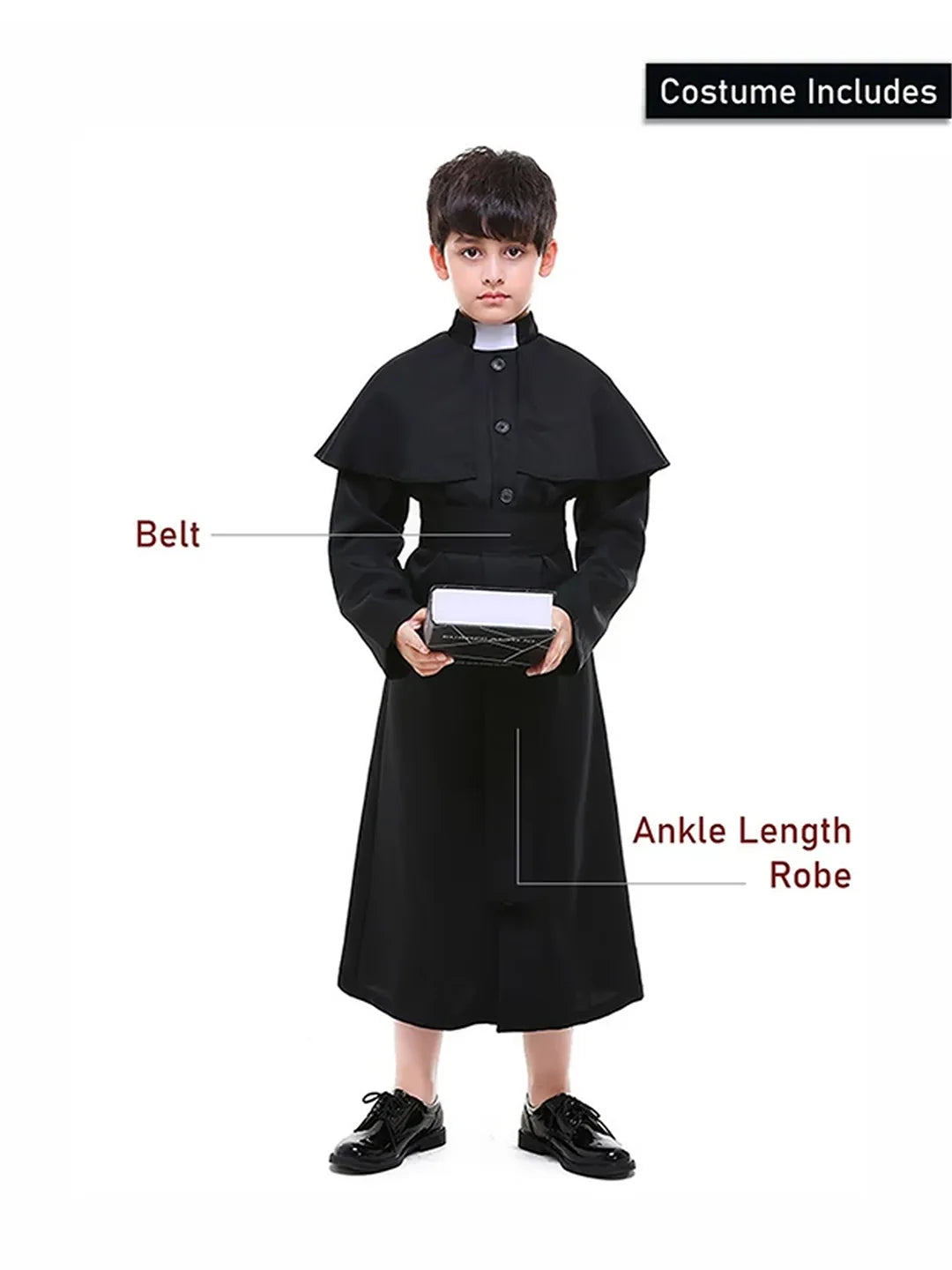 Junior Priest , Kids Halloween Costume Fancy Dress Up