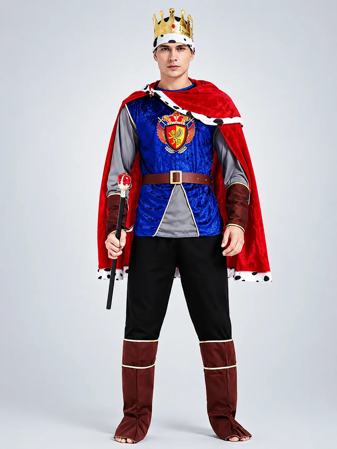 The King Adults Halloween Costume Dress Up