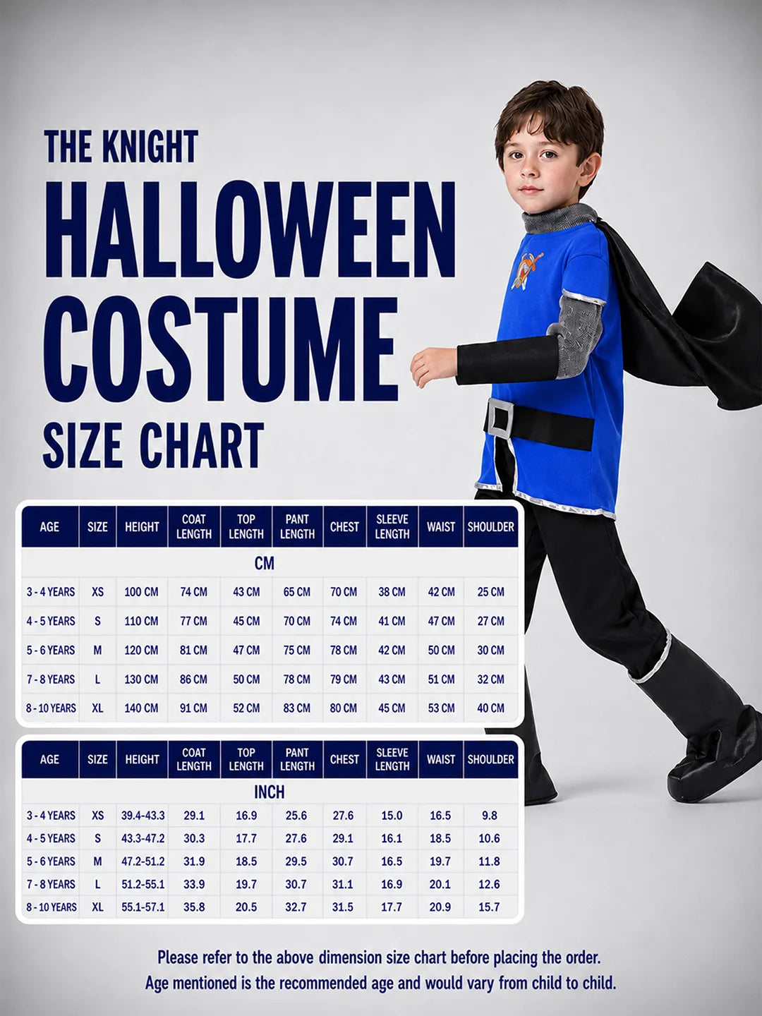 The Knight Kids Halloween Costume
