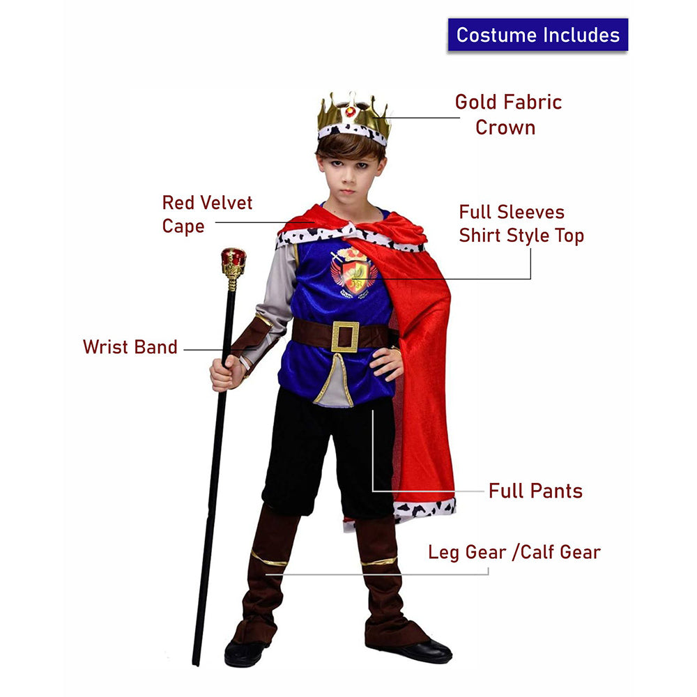The Majestic King, Kids Halloween Costume Fancy Dress Up