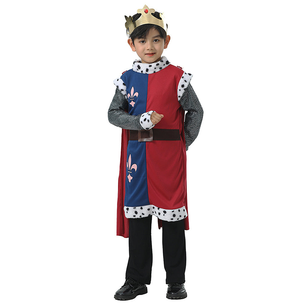 Medieval King costume,Kids Halloween Costume Fancy Dress Up