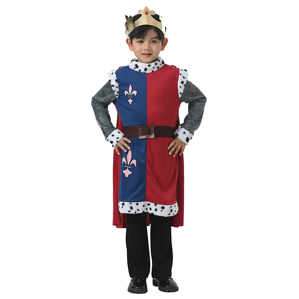 Medieval King costume,Kids Halloween Costume Fancy Dress Up