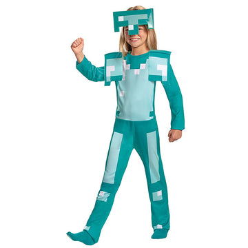 Minecraft Gamer costume,Kids Halloween Costume Fancy Dress Up