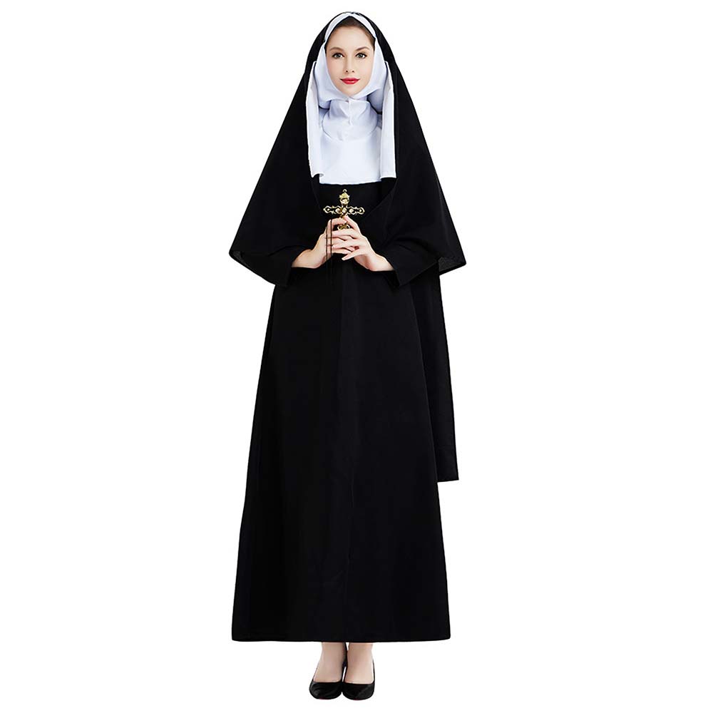 The Nun   Adults Halloween Costume Fancy Dress Up