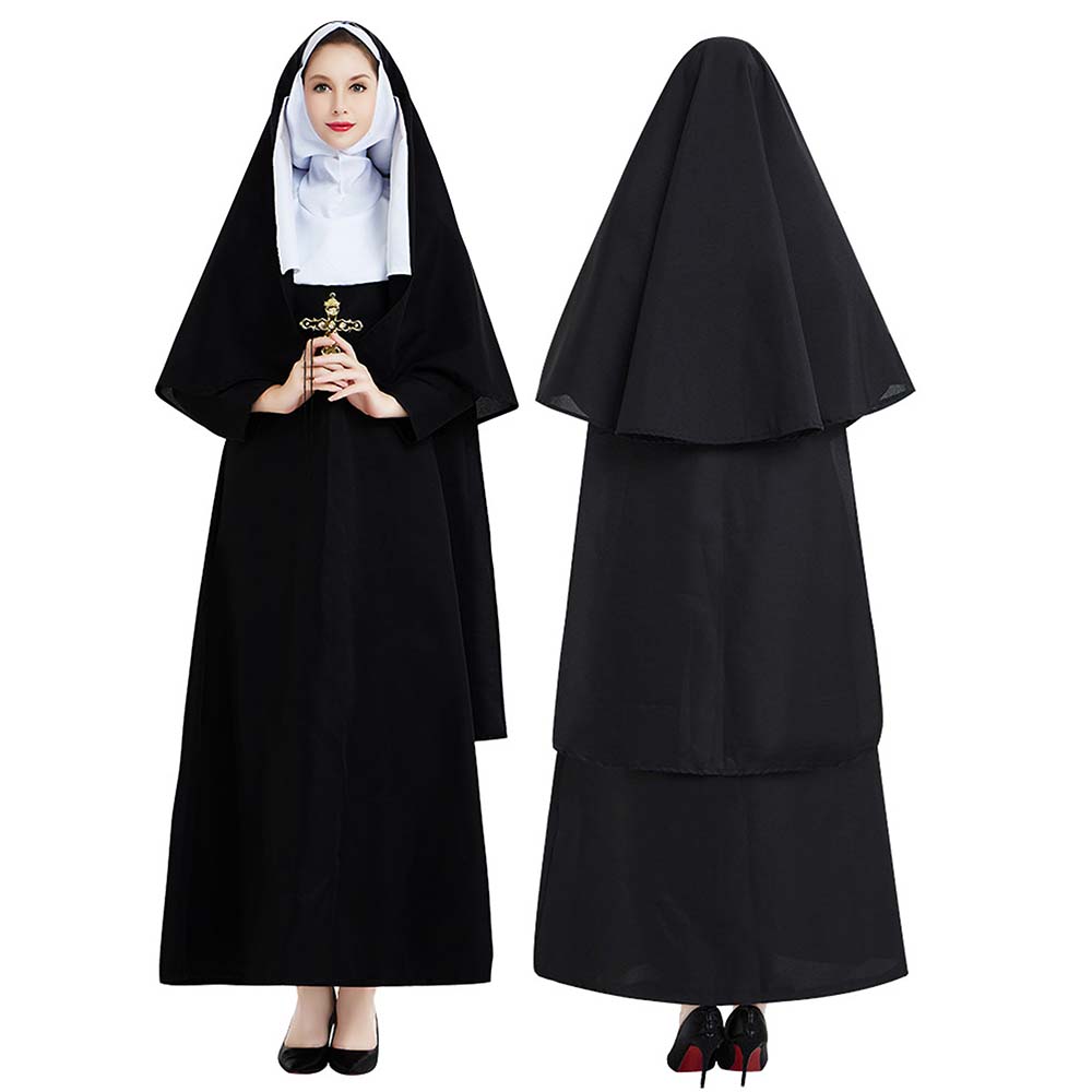 The Nun   Adults Halloween Costume Fancy Dress Up