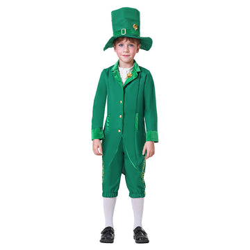 St.Patricks Day costume for Boys,Kids Halloween Costume Dress Up
