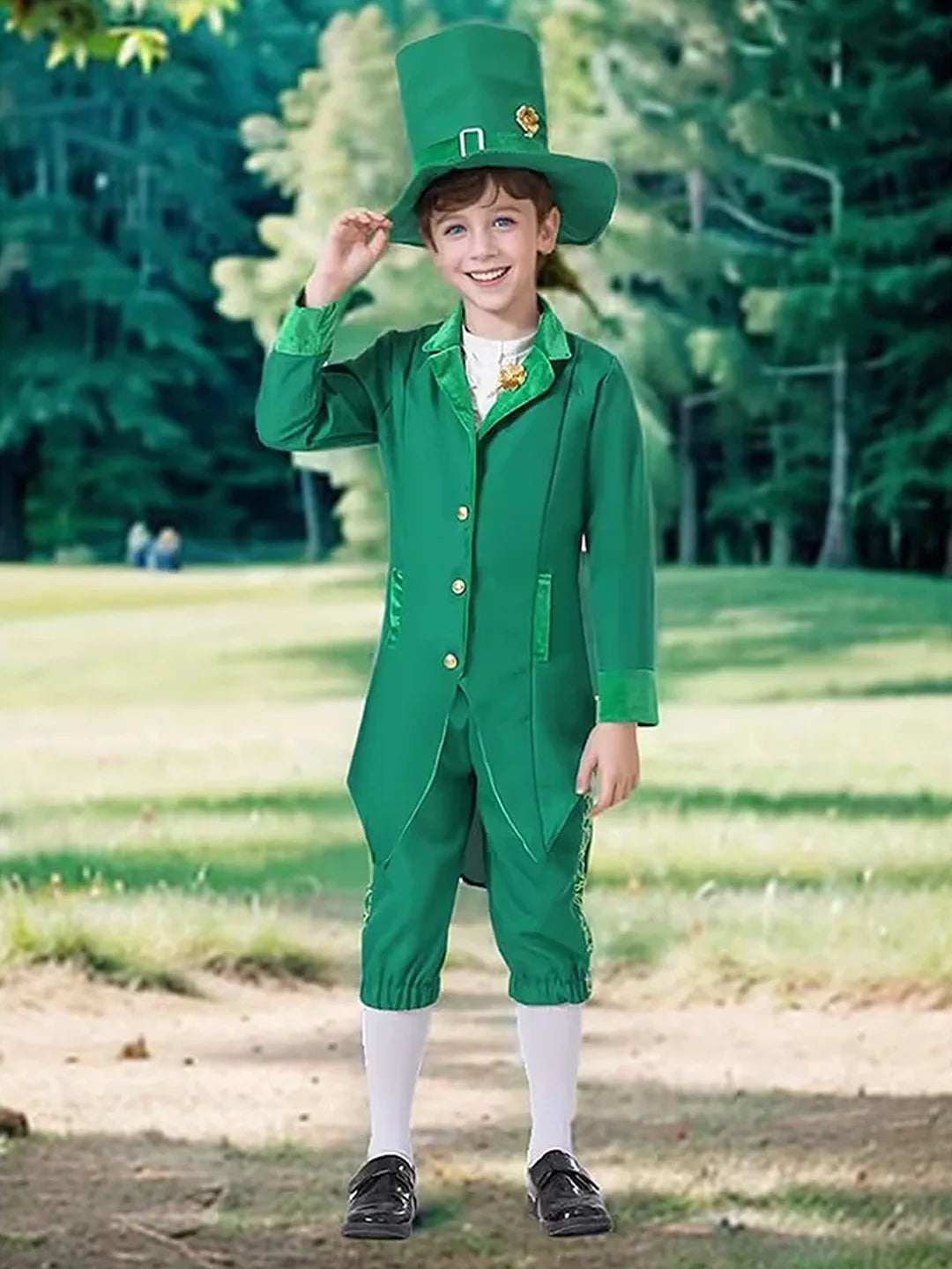 St.Patricks Day costume for Boys,Kids Halloween Costume Dress Up