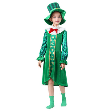 St.Patricks Day costume for Girls,Kids Halloween Costume Dress Up