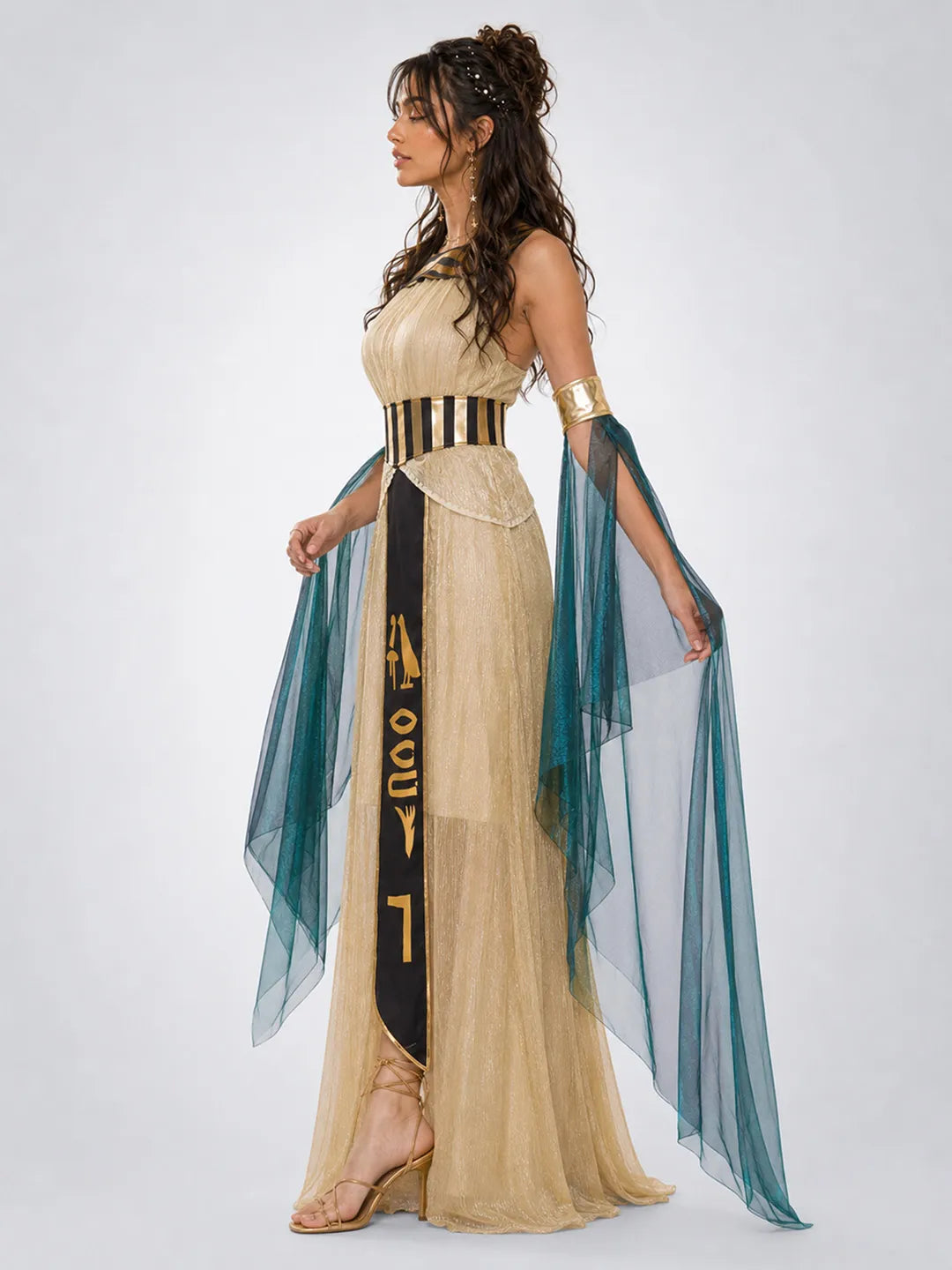 Egyptian Pharaoh Queen Adult Halloween Costume Fancy Dress Up