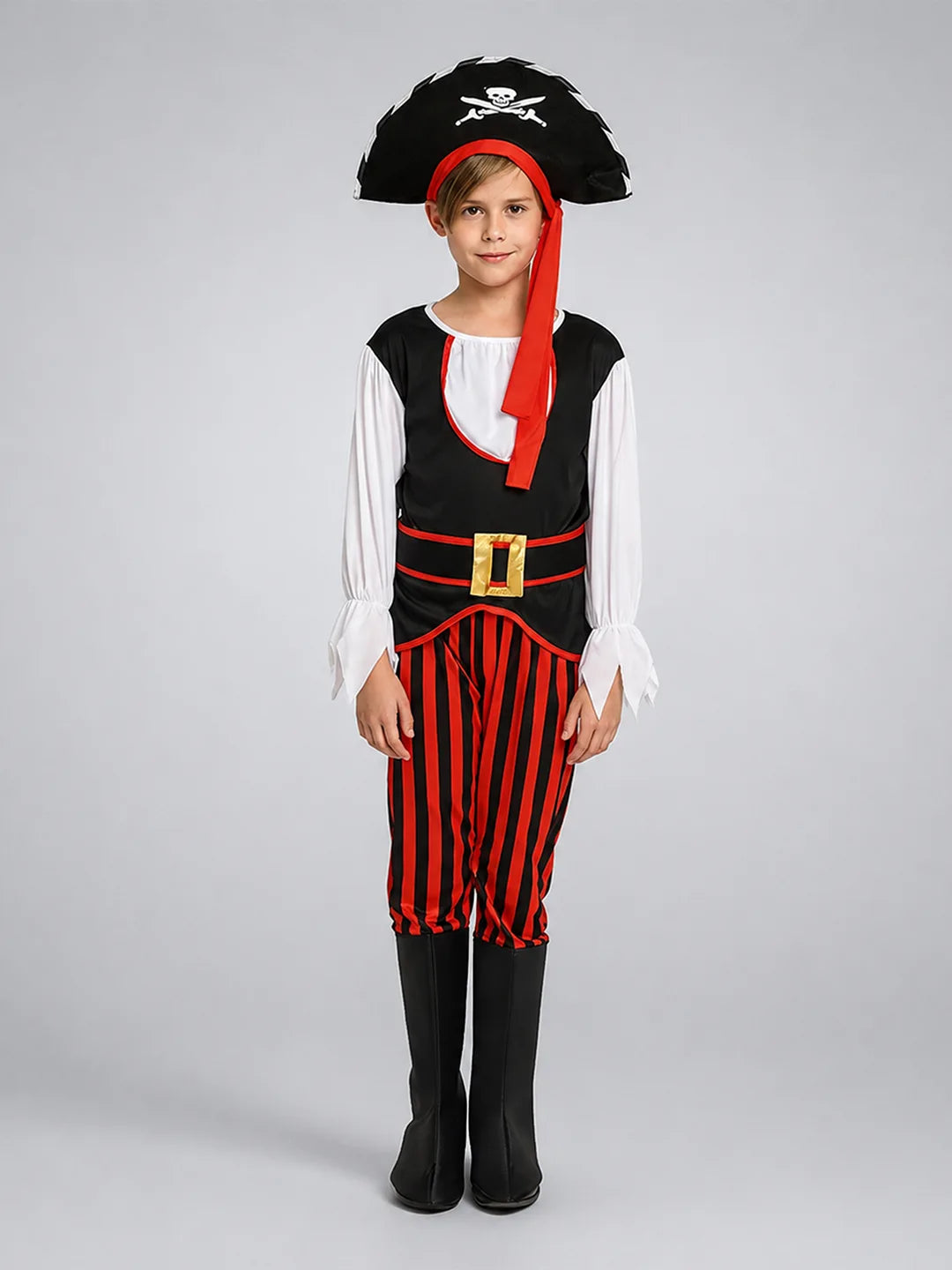 Pirates Theme Kids Halloween Costume Dress Up for Boys