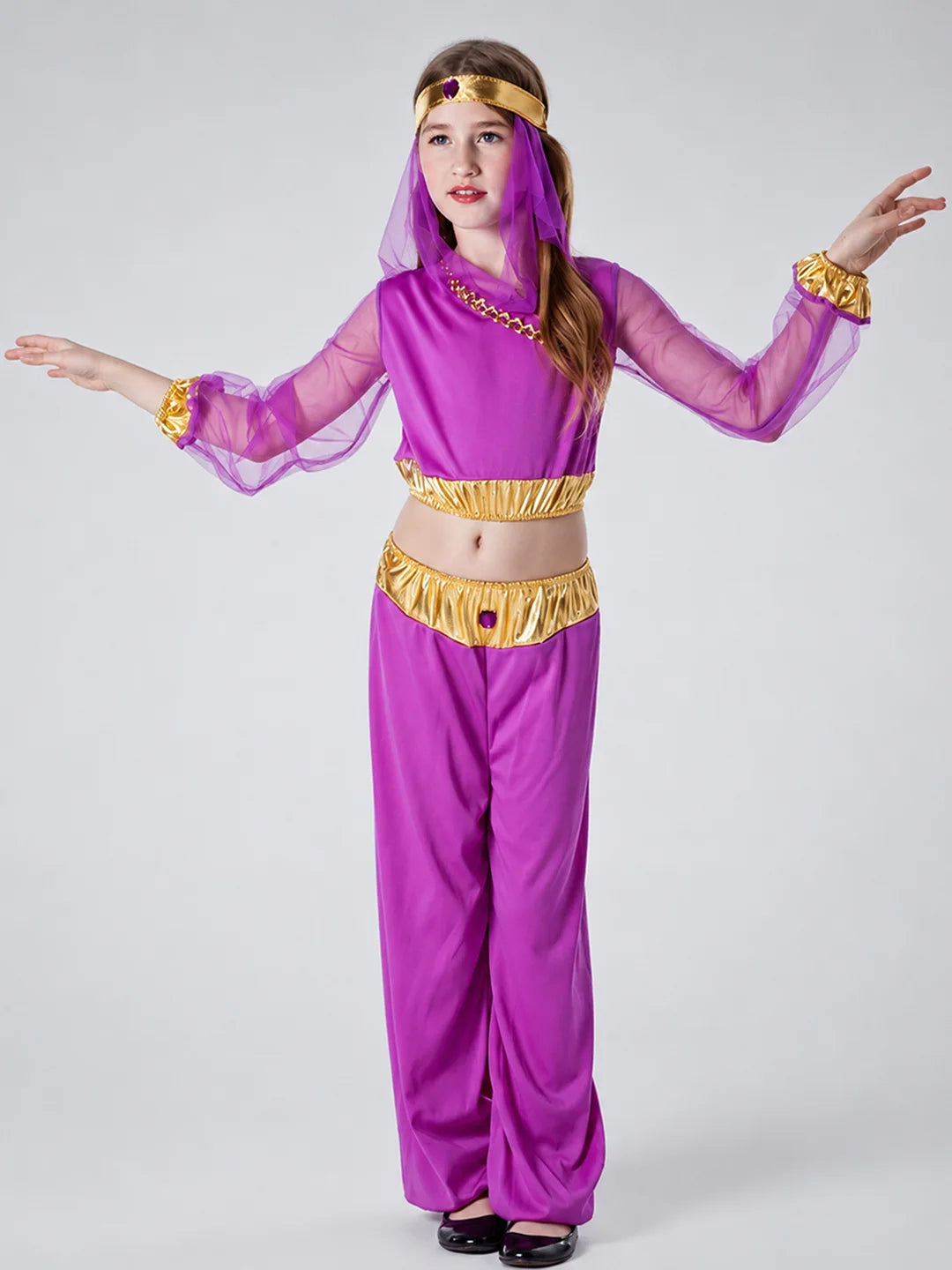 Purple Genie, Kids Halloween Costume Fancy Dress Up