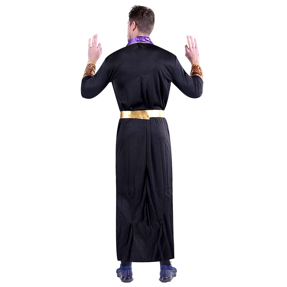 The Priest , Purple & Black Adults Halloween Costume Fancy Dress Up