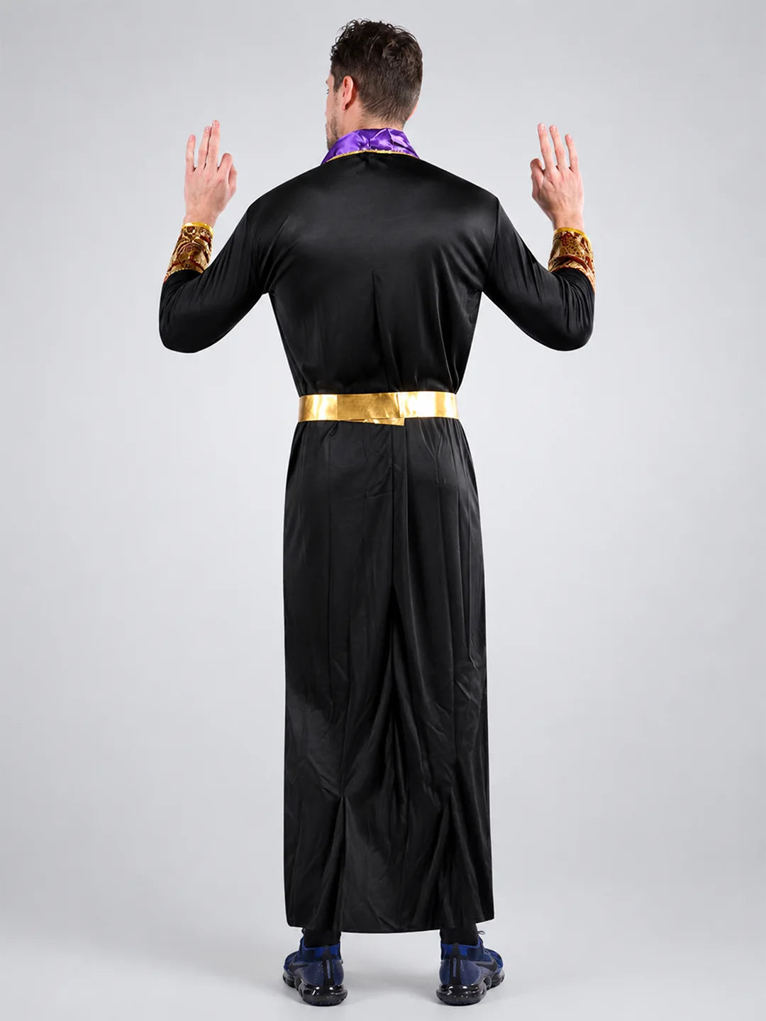 The Priest , Purple & Black Adults Halloween Costume Fancy Dress Up